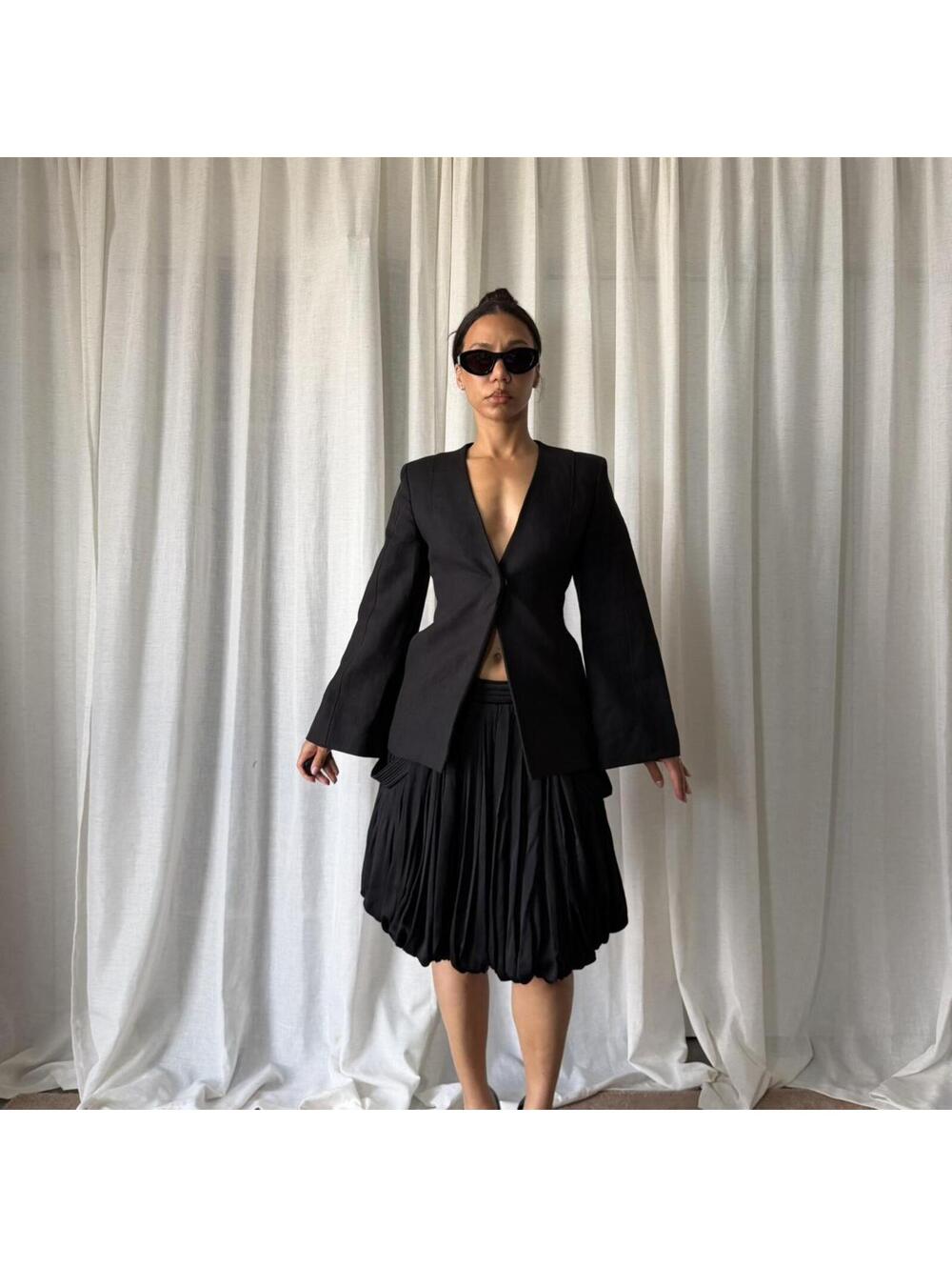 Massimo Dutti Women's Black Jacket